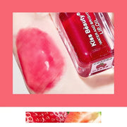 Fruit Pearlescent Plumping Lip Oil, Pearl & Shimmer Mini Lip Gloss Kit, Lip Care Hydrating Lip Gloss Tinted Lip Balm, Long...