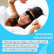 Electric Heated Eye Mask to Relieve Dry Eyes, Styes, Irritated Eyes, Gritty Eyes, Burning Eyes, Puffiness, Computer Strain...