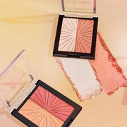 Wet n Wild MegaGlo Blushlighter, Blendable Blush & Highlighter Set, Shimmery Metallic Finish, Flash Me - Product Image