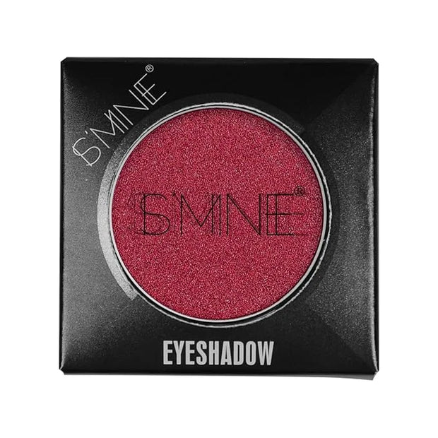 IS'MINE Single Red Shimmer Eyeshadow Powder Palette High Pigment, Longwear, Intense Color Best Red Eyeshadow - Product Image