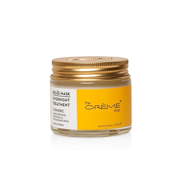 The Crème Shop Turmeric Gelée Overnight Face Mask, Korean Brightening Facial Mask - 2.36oz - Product Image