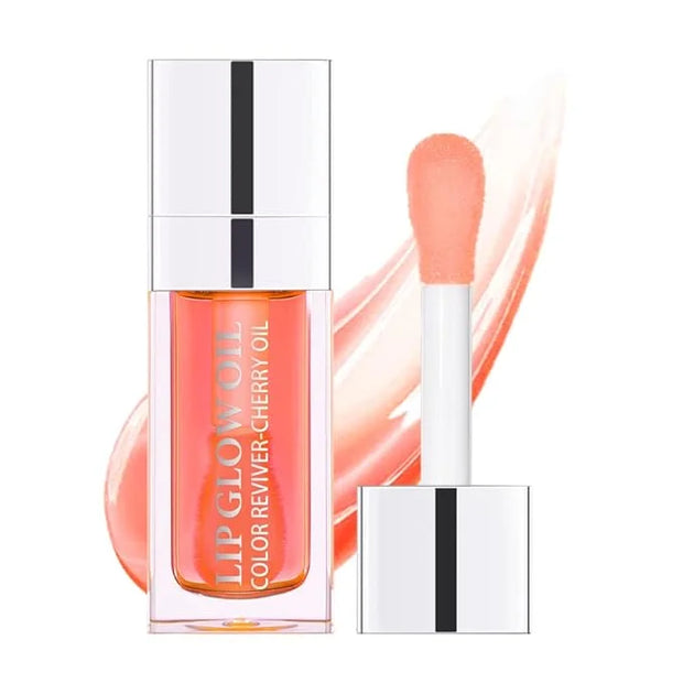 Hydrating Lip Glow Oil, Plumping Lip Gloss, Moisturizing Lip Oil Gloss, Transparent Moisturizing Lip Balm, Natural Lip Plu...