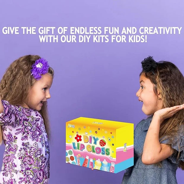 Jcoos Lip Gloss Making Kit, 73PCS Fun Make Your Own Lip Gloss Kit Kids, Beginner, Lipgloss Sets for Girls, DIY Lipstick Se...