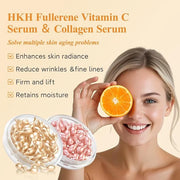 HKH Vitamin C & Retinol Serum for Face - Vit C Oil Capsule with Niacinamide, Anti Again Vit A Night Serum Capsule for Wome...