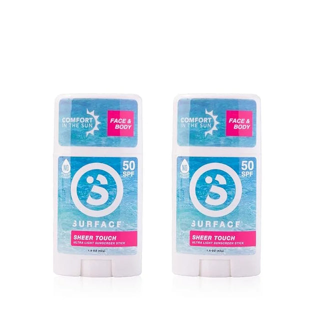 Surface TROPIX Sheer Touch Sunscreen Stick, Water Resistant, UVA/UVB Broad Spectrum, Fast Drying Protection, PABA Free - S...