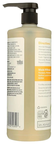 365 by Whole Foods Market, Strength & Vitality Shampoo, Coconut & Honey, 32 Fl Oz - Product Image