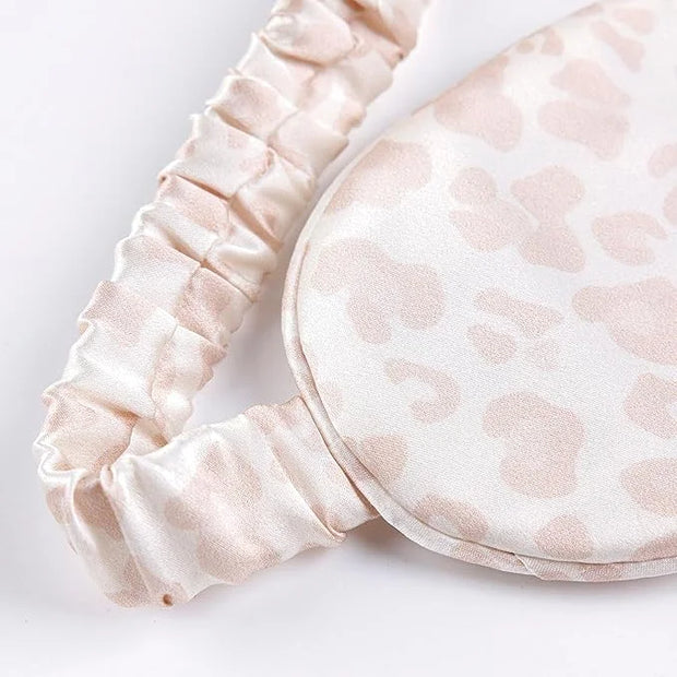 Silk Sleep Mask Light Blocking Luxury 100% Mulberry 22mm Silk Eye Mask Eye Cover Blindfold Ultra Soft Light & Comfy Anti A...