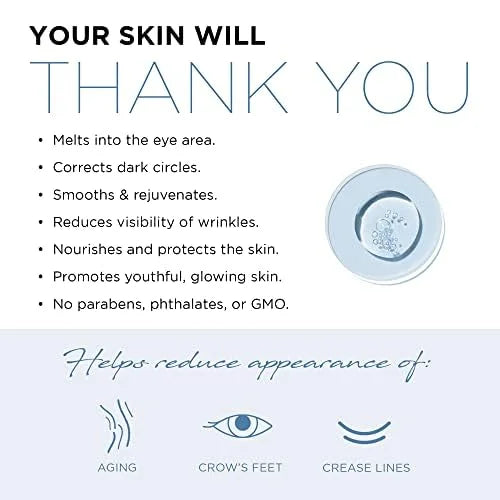 AZURE Hyaluronic & Collagen Anti Aging Eye Serum - Moisturizing, Replenishing & De-Puffing | Reduces Wrinkles, Fine Lines ...