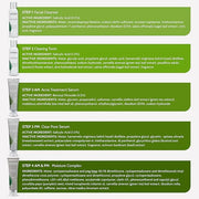 Exposed Skin Care Expanded Acne Treatment Kit - Includes Salicylic Acid Face Wash, Clearing Tonic, Treatment Serum with Be...