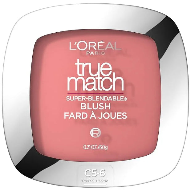 L'Oreal Paris True Match Super-Blendable Powder Blush, Rosy Outlook, 0.21 Oz (Packaging May Vary) - Product Image