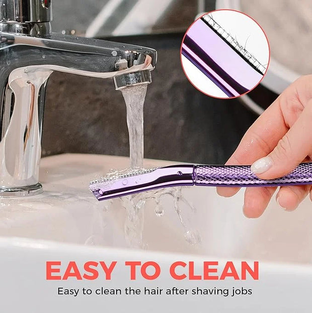 ZOMCHI Eyebrow Razor, Face Razors for Women&Men, Eyebrow Trimmer Shaper with Precision Cover, Facial Shaver with 6 Blades ...
