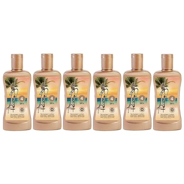Panama Jack Sunscreen Tanning Lotion - SPF 4, PABA, Paraben, Gluten & Cruelty Free, Antioxidant Moisturizing Formula, 6 FL...
