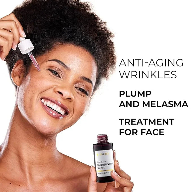 Combo Abera Saffron Serum For Melasma Treatment & Abera Eye Roller Serum With Mint For Dark Circles and Puffiness - Produc...