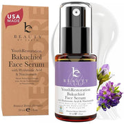 Bio Retinol Alternative Bakuchiol Serum - Smooths Skin & Reduces Fine Lines, USA Made with Natural & Organic Ingredients, ...