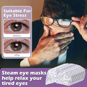 50 Packs Steam Eye Mask for Dry Eyes Spa Warm Sleep Mask Self Heating Disposable Eye Masks for Home Office Travel Eyestrai...