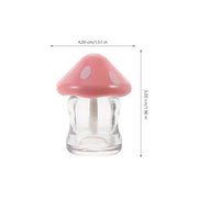 NOLITOY 10 Pieces Clear Lip Gloss Tubes 1.97 Inch Mushroom Shape Plastic Lip Gloss Containers Mini Empty Tube for DIY Cosm...