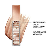 NYX PROFESSIONAL MAKEUP Ultimate Glow Shots, Liquid Eyeshadow, Long-Lasting Shimmer Eye Shadow with Vitamin C - Golden Goj...
