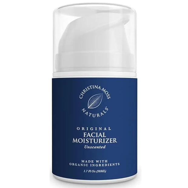 Christina Moss Naturals Unscented Moisturizer, Natural and Organic Ingredients, Gentle, No Toxic Chemicals - Product Image