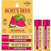 Burt's Bees Lip Balm - Watermelon, Lip Moisturizer With Responsibly Sourced Beeswax, Tint-Free, Natural Origin Conditionin...