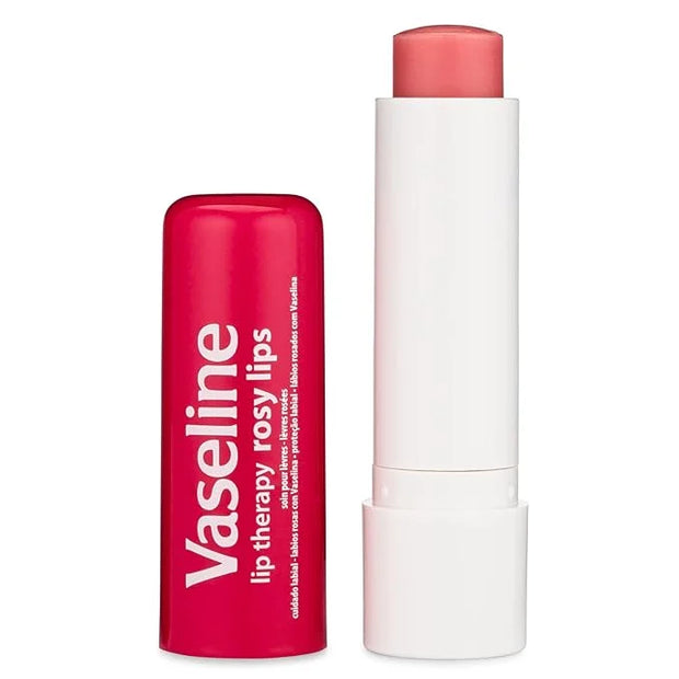 Vaseline Lip Therapy Rosy Lips 8-Pack – Moisturizing Lip Balm, Tinted, 0.16 Oz Ea - Product Image