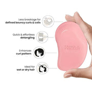 Tangle Teezer Original Detangler Brush, Dry & Wet Hair Brush for Thick & Curly Hair Types, Pink Punch - Product Image