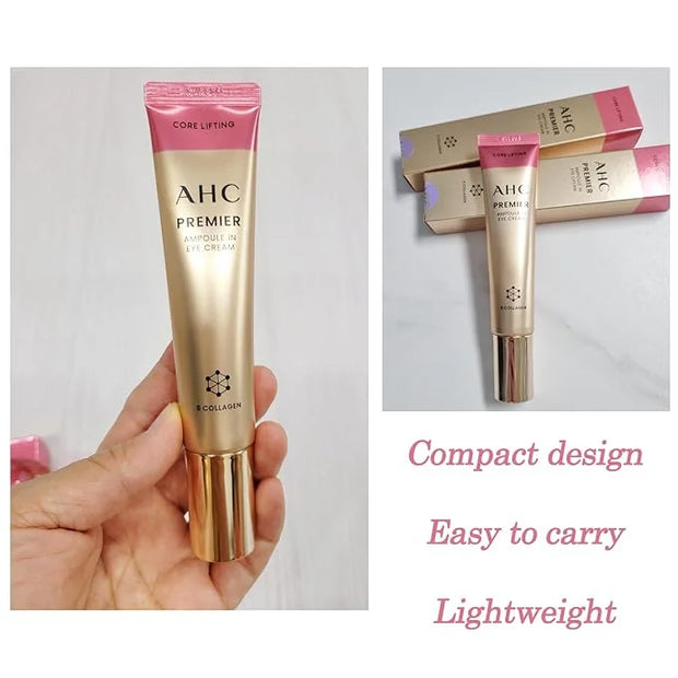Deep Hydration & Brightening, Korean eye cream for AHC PREMIER AMPOULE IN EYE CREAM Season 12, (1.35 fl.oz. X 2ea) - Produ...