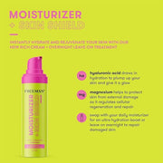 Freeman Moisturizer + Skin Shield, Lightweight Moisturizer, Infused With Aloe Vera & Ceramides To Protect Skin, Soothes & ...
