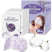 ProCIV FSA/HSA Eligible 16 Packs Steam Eye Masks for Dry Eyes Self Heated Eye Mask Disposable Sleep Mask Soothing Headache...