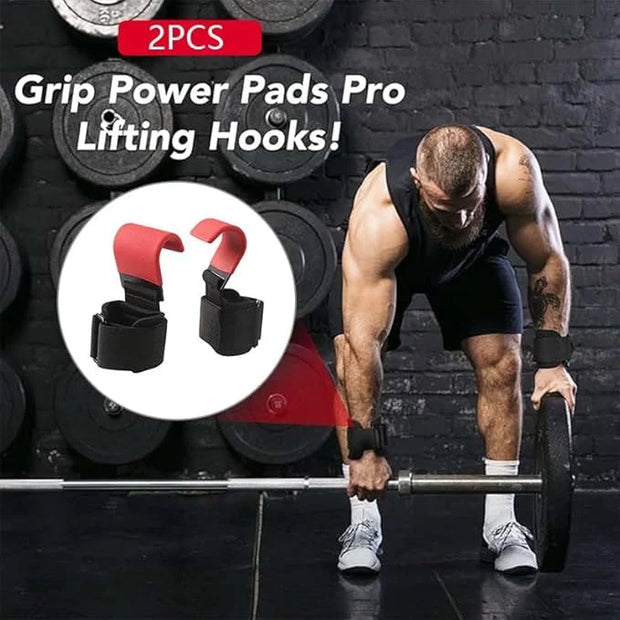 2pcs weight lifting hook help grip hook double - Product Image