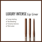 Professional Lip Liner, Long-Lasting Luxury Intense Lipliner, Creamy Retractable Easy to Use Richly Pigmented Lip Liner Pe...