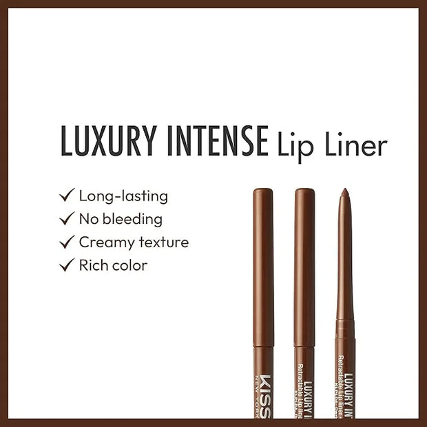 Professional Lip Liner, Long-Lasting Luxury Intense Lipliner, Creamy Retractable Easy to Use Richly Pigmented Lip Liner Pe...