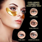 Under Eye Mask,20 pairs 24K Collagen Eye Pads,Under Eye Patches Skincare for Anti Aging,Anti Wrinkle,Reducing Eye Puffines...