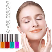 Plumping Lip Oil, 4PCS Hydrating Lip Glow Gloss Moisturizing Tinted Lip Balm Lasting Nourishing Protects Soothes, Comforts...