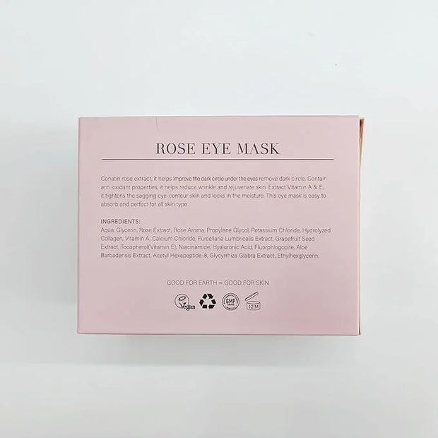 Under Eye Patchs Rose Eye Mask for Dark Circles and Puffiness Wrinkle Eye Bags 30 Pairs - Product Image