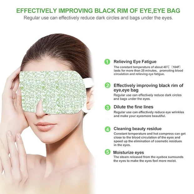 Steam Eye Mask, 15 Packs Hot Steam Eye SPA Mask for Dry Eyes, Travel Essentials & Relaxation Gifts for Women, Men Lavender...