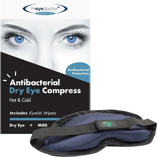 The Eye Doctor Hot Compress for Eye - Helps Dry Eye & Blepharitis - Reusable Eye Mask - Heated Eye Mask for Dry Eyes - War...