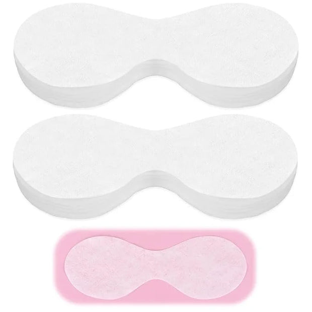 Disposable Non Woven Eye Care, 200 Sheets Eye Mask Paper Disposable Sheets Eye Covers Cotton Cosmetic Facial Eye Covers Sk...