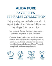 Favorites Lip Balm Collection, Vegan Lip Lips,