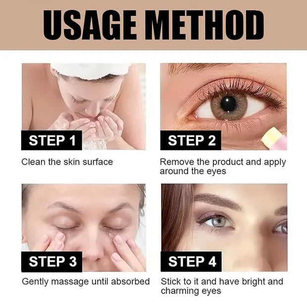 Banana Eye Cream, Anti Aging Eye Cream for Fine Lines Eye Bags Dark Circles and Puffiness,Hydrating Under Eye Cream, with ...