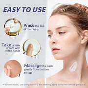 Unes Neck Firming Cream for Women & Men, Day & Night Face Moisturizer Cream for Hydration and Anti-Aging, Deep Tighten and...