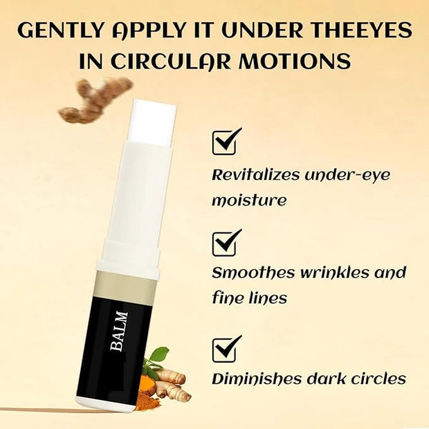 2PCS Eye Balm For Under Eye Bags, Turmeric Eye Bag Cream For Dark Circles, Dark Circles Under Eye Treatment, Eye Balm For ...