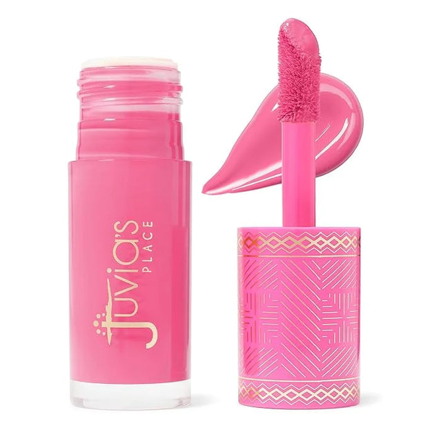 Juvia's Place Blushed Liquid Blush BarbieRose - Dewy Tint Cheeks Makeup Glow Pigment Effortless Beauty Long Lasting Cosmet...
