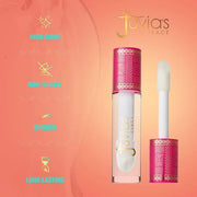 Juvia's Place Lip Gloss Glass It's Glass - Clear, Super Shine,16 oz., Plump, Long Lasting Non-Sticky Luscious High Shine, ...