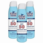 Reef Safe Sunscreen Spray SPF 50 - Broad Spectrum UVA/UVB Protection - Octinoxate & Oxybenzone Free - Hawaii Compliant - N...
