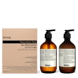 Aesop Resurrection Duet | Hand Wash & Hand Balm | Gentle Cleanse, Soften Hard-Working Hands | 16.9 oz / 500mL - Product Image