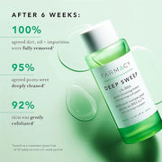 Farmacy 2% Salicylic Acid Toner for Face - Deep Sweep Gentle BHA Exfoliant for Oily Skin - Refines Texture with Papaya Enz...
