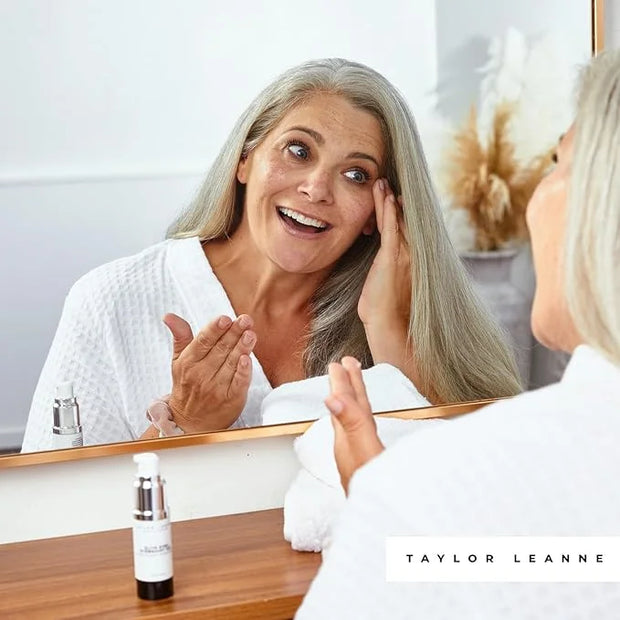 Eye Firming Serum Advanced Formula with Stem Cells Aloe Peptide - Anti Aging Reduce Wrinkles Fine Lines Dark Circles Under...