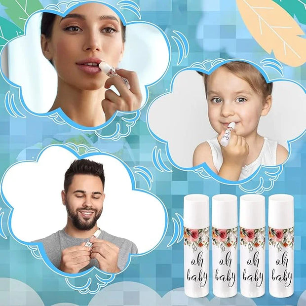 40 Pieces Lip Balm Bulk Baby (Flower)