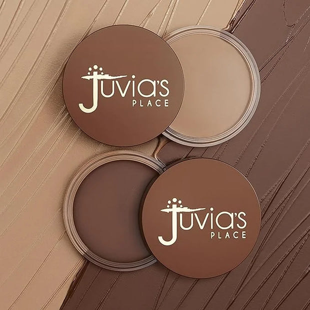 Juvia's Place Bronzed Cream Bronzer - Amber - Smooth Cream Bronzer Pot for Sun-Kissed Glow & Warmth, Buildable & Blendable...