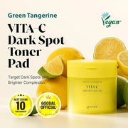 GOODAL [Bundle] Green Tangerine Vita C Skin Care Duo : Toner Pads, Eye Patch - Product Image